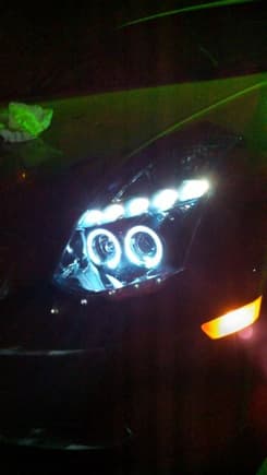 My beautiful headlights, love how they look!!