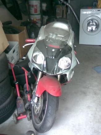 My Dusty RC51 in my garage. I dont ride anymore so it just sits and collect dust.