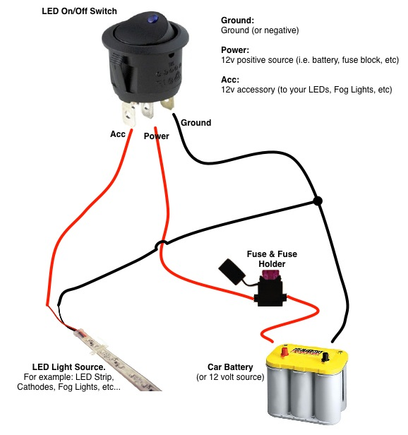 Rocker Switch Wiring Diagram