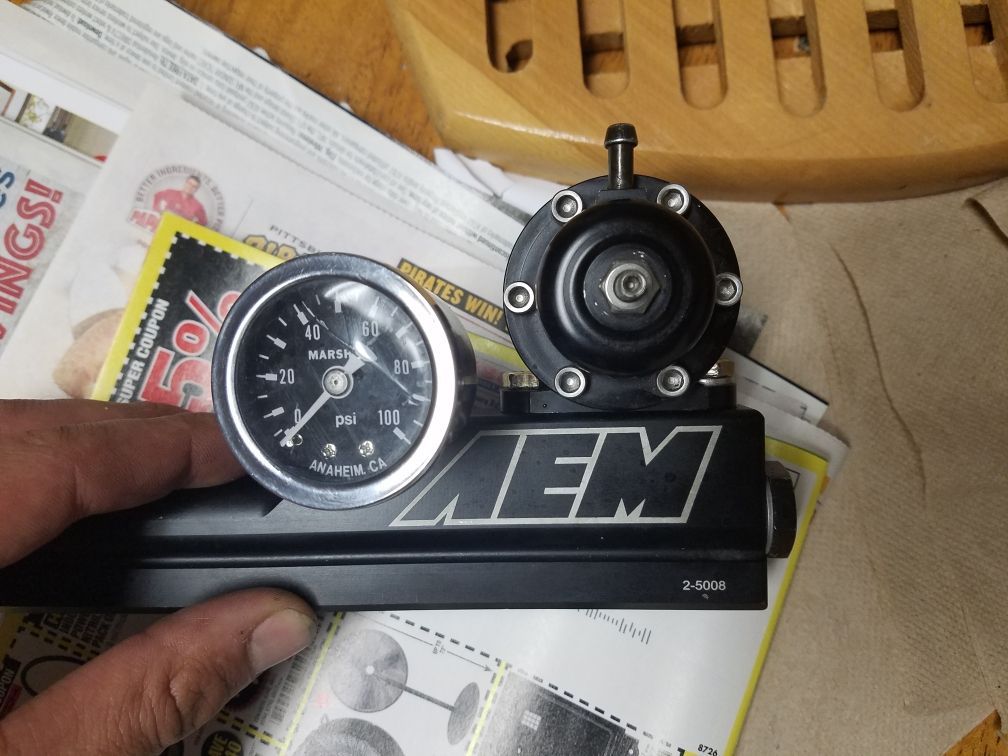 AEM fuel rail, fpr, fuel pressure gauge d16z6 Honda D Series Forum