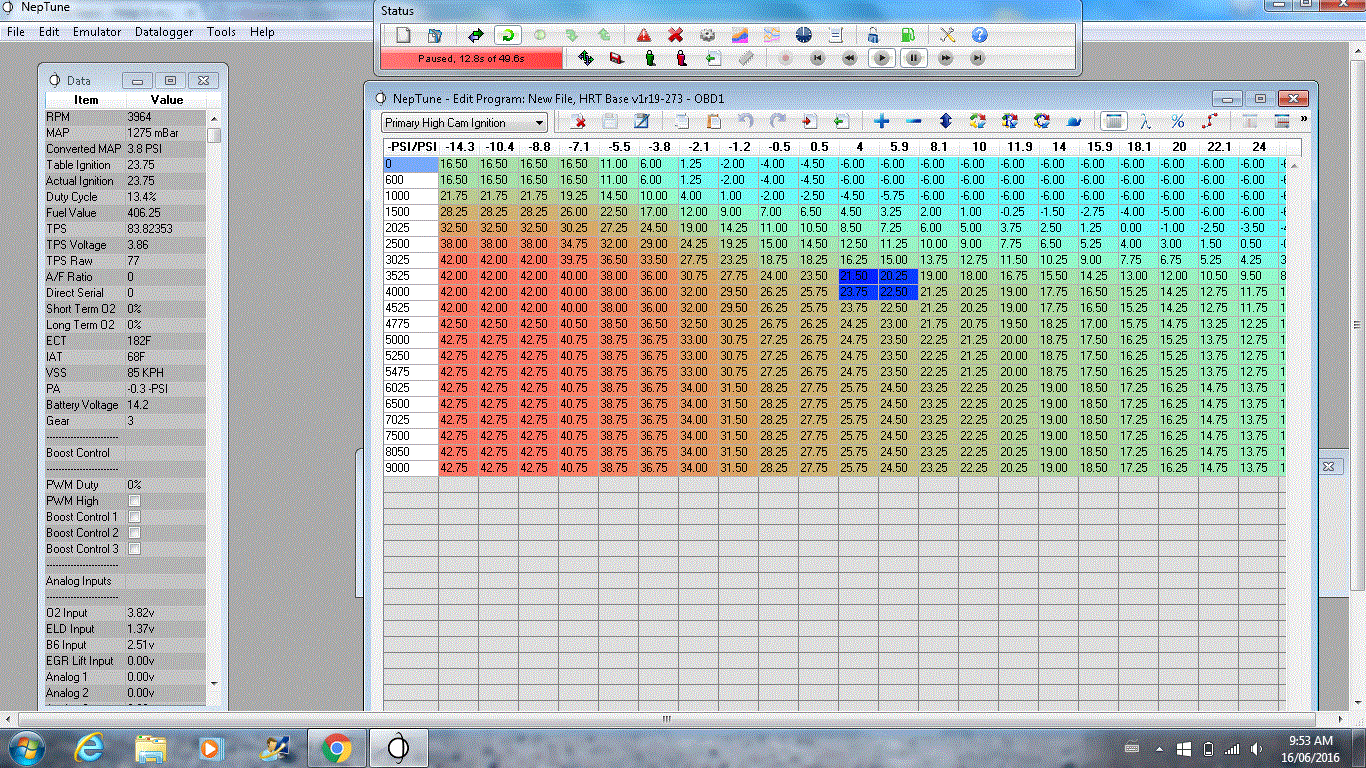 HELP!! Ignition Table D16 FJ Vitara Build 8PSIIS IT SAFE?? Honda