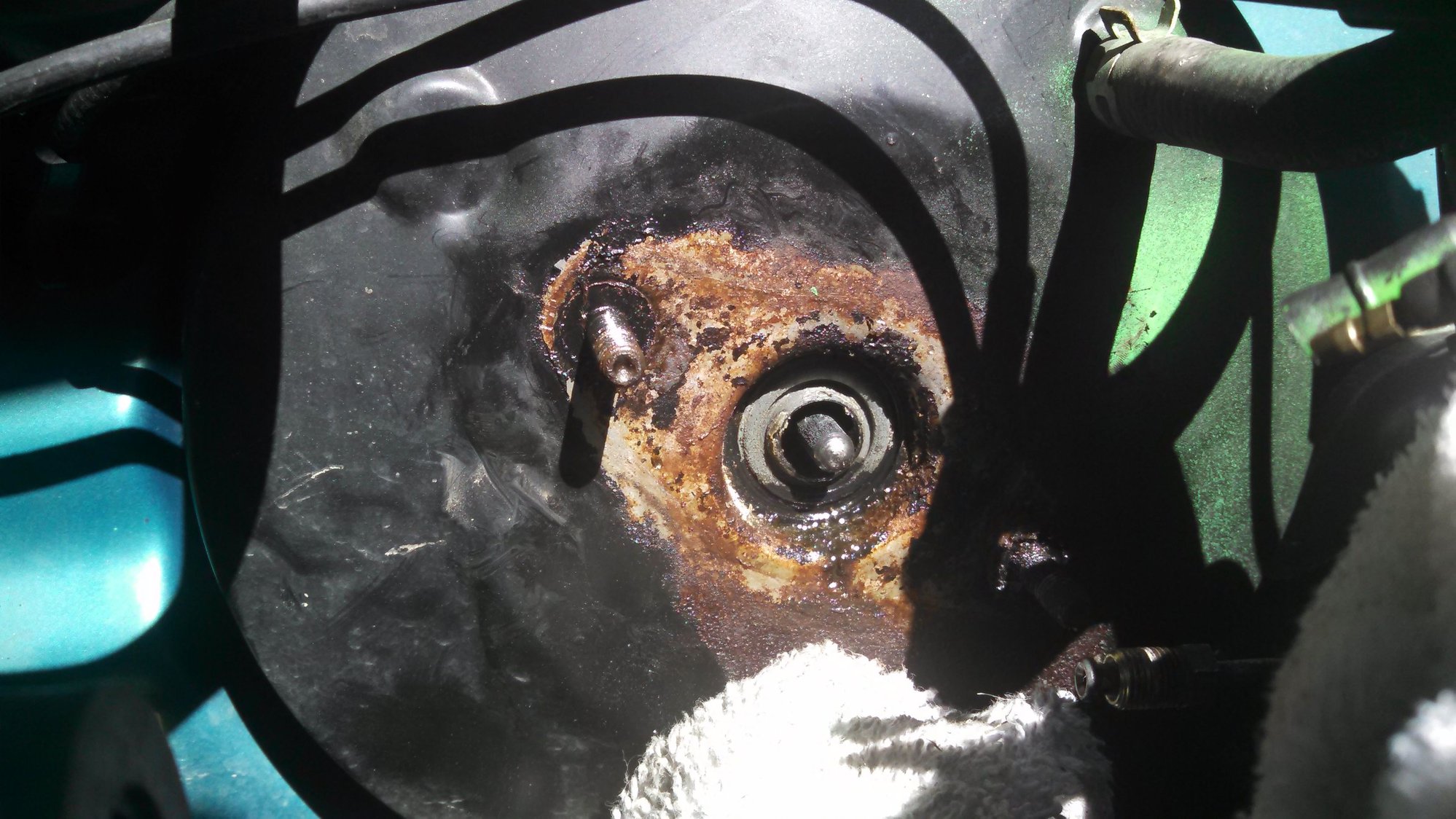 brake master cylinder stuck on brake booster HondaTech Honda Forum