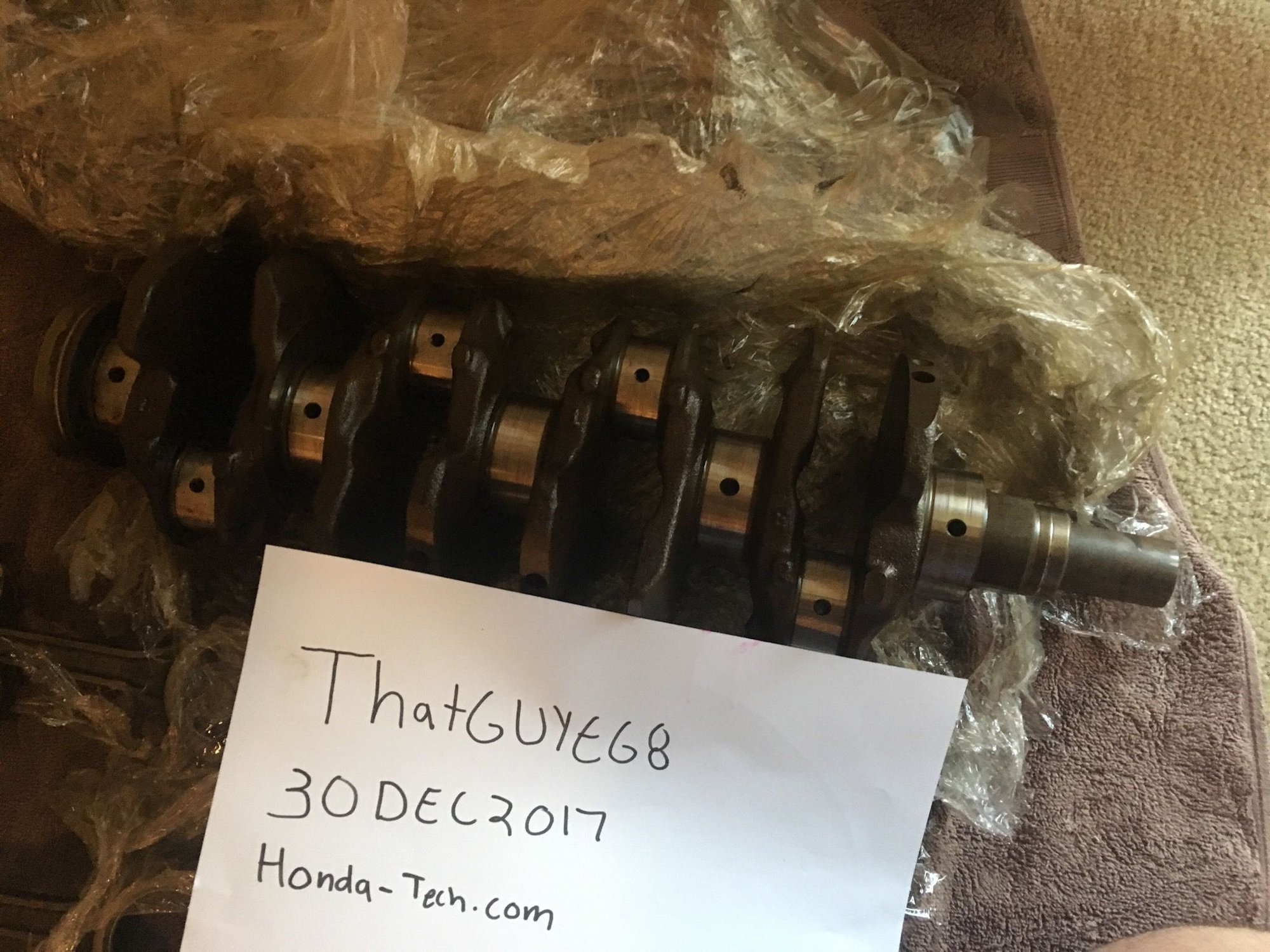 JDM B16a/B20b Crank, Rods and Pistons HondaTech Honda Forum Discussion