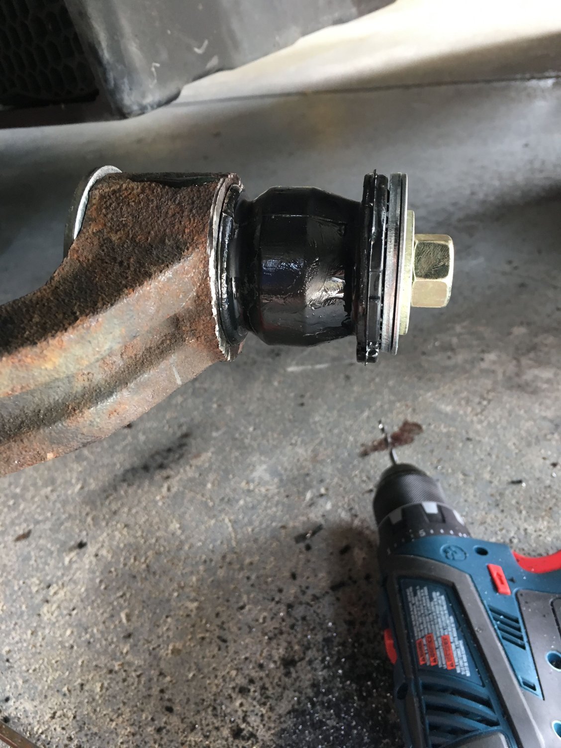 06 CRV rear spindle knuckle bushing install HondaTech Honda Forum