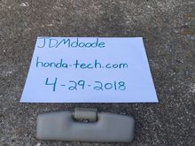 92-95 Civic EX middle sun visor
$5