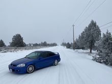 I love a clean car against the white snow. 