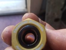 7/8-14 aluminum jam nuts