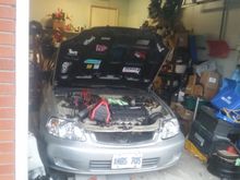Me attempting to start the car, not realizing it has no compression,  yah I messed up -.-