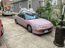 Haven’t updated in a while.  Should have.  Gotten a lot done.  Engine in. Ac lines installed.  Power fold mirrors installed.   Car has been at a friends house for a while doing the rear bushings, exhaust piping redone.   Electrical demons figured out.    Still having a problem with the mph.   Got another speed sensor but I’m starting to think it’s a problem in the engine harness or dash harness.     Doing the post mount and tensioner and a new hasport mount    Cam seals   Rear subframe.  