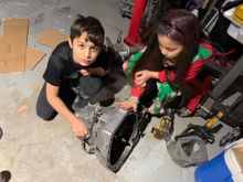 Teaching these young’ns about the game.