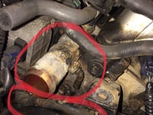 What are these parts call they send antifreeze to the engine?