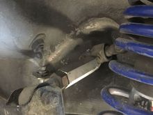 Drivers side.  Notice how the inner joint was flipped.