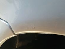 This is the only bad area the car and also before i painted it.