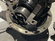 Working on figuring out the right shims for the rear diff.