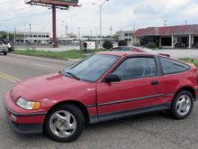 April 7 2020.  Left side after “PIT” maneuver by the wrecker in the far BG (behind the silver P.U.).  Front fender trailing edge bent in when I opened door to get out.