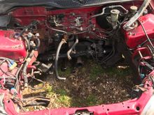 You can see the two plugs on the left side by the headlight. By the shock tower. 
I have most of it tucked away now. It was a total jumbo mess. 
The only thing that are in the corners now are my HID wires to the OG harness. 
I didn’t unplug anything just relocated them. Like I said I’m not sure what they were so I didn’t go cutting anything. Just hid them. 

