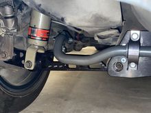 Completed install of brand new ASR brace, 24mm sway bar, end links, and lower control arms with poly bushings.