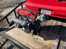 Trying to get rid of this B16A I picked up for a part out of the car, I just needed the transmission out of it