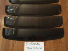 Acura Legend/Integra sunroof wind visor
Several Accord sunroof wind visors
Will include all OEM mounting hardware
$20 each for the Accord ones; $35 for the Acura one