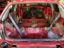 I'm going to get all cleaned up and ready for fresh paint.
