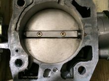 I'm not positive what TB this is, i believe its 70mm and it may be from a GSR. Correct me if i am wrong. I added some RTV trying to make sure there were no leaks