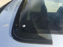 OEM sunroof visor. Came with car.