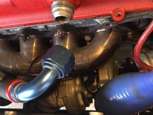 Can't believe how cramped it is in there!  At first I thought I'd have to pull the engine just to get at it.