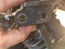 I measured the thickness of this bracket with my micrometer, but I didn't write it down.