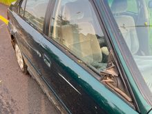 Shows scratches and a little bit of the dents. Also shows mirror is gone but that was pretty obvious.