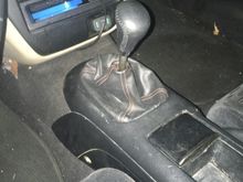 I think if I zip tie the inside of the boot I can get it to sit higher. I also have some short shift kits I want to test out before screwing the center console in.