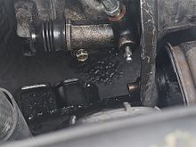 5th gen 2000 Honda Prelude mounted to the 1998  F23A1 Block.  with perfect alingment to the Clutch fork and uaing Steel Braided Clutch line from Clutch Master Cylinder.  
