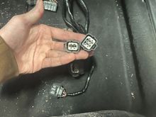 2 plugs i have no clue what for. came off of the wires that went from harness in the engine to the ecu