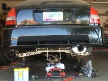 Those posts are from the battery box in the spare tire area.