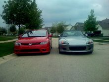 S2K relaxing next to my friends Si.