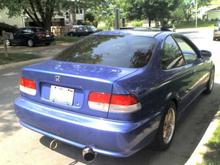 civic newtints newexhaust