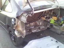 Had to Cut the entire back end