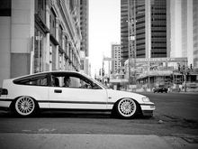 honda crx white