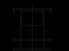 here is part of the frame design once i get measurements from the subframe i can finish the drawings and start making more parts.