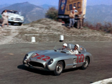 Stirling Moss @ Mille Miglia....in color!!1