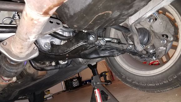 Front suspension driver side