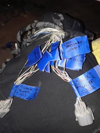 C101 and 102 Acura labled
Labled pins C101: 5,7,9 ?, all blk/ylw to 1 (merge)
Labled pins C102: 5,1,14,
