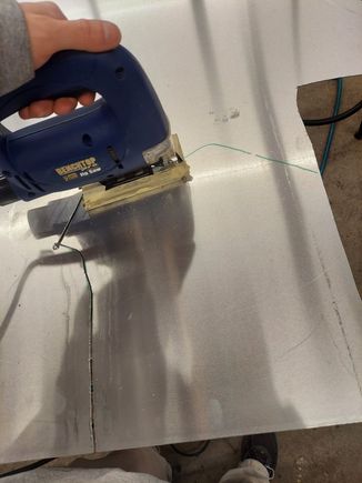 1 mm thick aluminum used on this project.