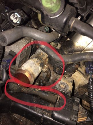 What are these parts call they send antifreeze to the engine?