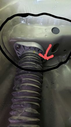Dealer: "Black is the area where the body will need to be detached and rewelded, red is where the missing nut is."