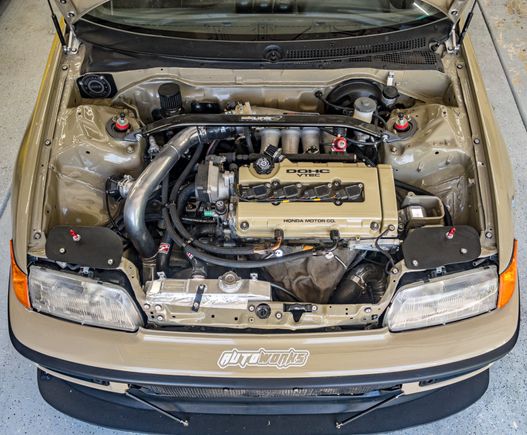 Added some heat protection on top of the manifold 