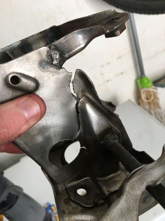 Got it cleaned up and bent back together best I could before I take it to my welder. 