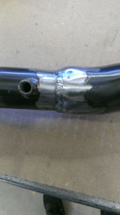 Just a little update haven't been doing too much progress thanks to these cold Chicago winters, any way I got my half and half water pipe welded (half h22 half f22) no the best but should hold up. Also took a trip out to the machine shop to plug up some oil drains on my F20b head will get pics up soon!