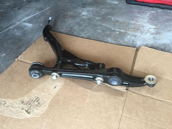 New lower control arm and inner n outer tie rods!!