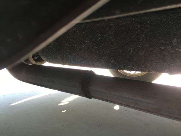 Guessing this weld could be the source of the loud exhaust?