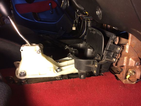 Even fits under the cup holder!